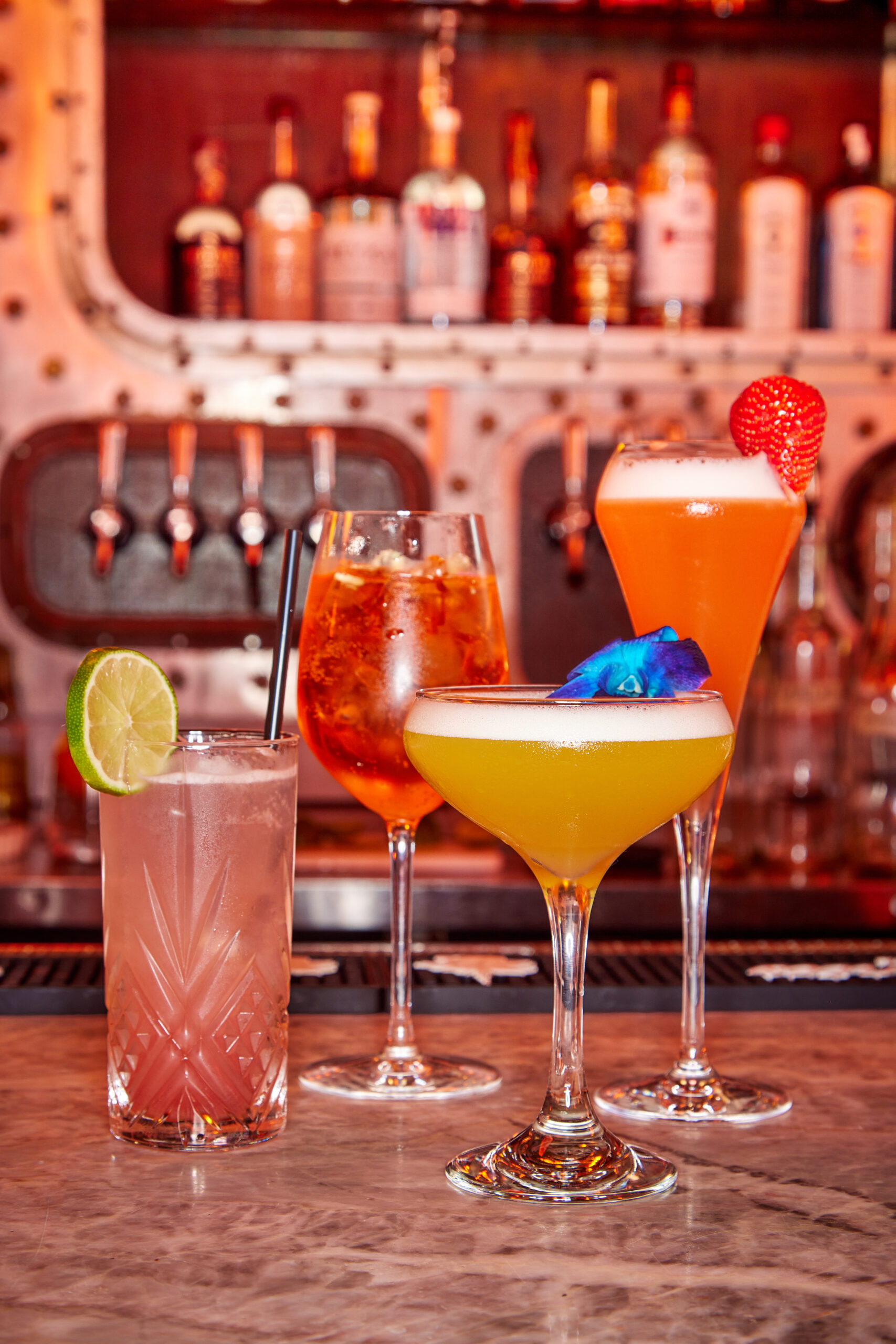 Signature craft cocktail | Aqaurelle Nyc